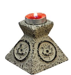 燭臺中式古典特色石制宜家家居婚慶工藝品四祥獸擺件文房四寶雅玩